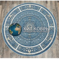 Турецкий ковер Iran collection A053 Синий круг